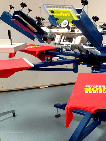 Kwantat automatic silkscreen color printing